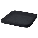 STAGGSTARR chair pad, black, 36x36x2.5 cm