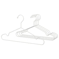 STAJLIG hanger, in/outdoor, white, 41 cm, 5 pack