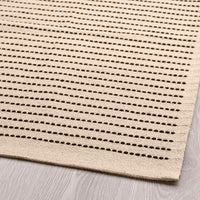 STARREKLINTE - Carpet, flatweave, natural/black,80x150 cm - best price from Maltashopper.com 90569139