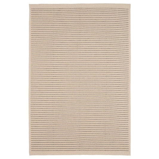 Ikea STARREKLINTE - Carpet, flatweave, natural/black,185x280 cm
