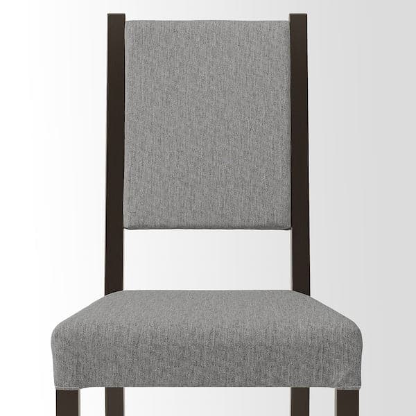 STEFAN Chair brownblack/Knisa grey/beige , - best price from Maltashopper.com 80512087