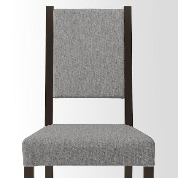 Ikea STEFAN Chair brownblack/Knisa grey/beige ,