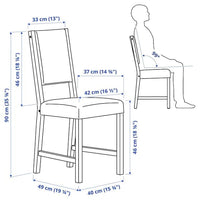 STEFAN Chair brownblack/Knisa grey/beige , - best price from Maltashopper.com 80512087