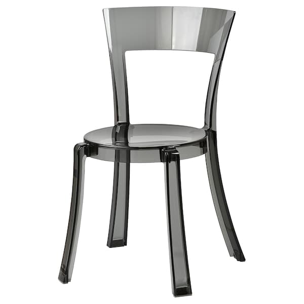 Ikea STEIN - Chair, transparent grey