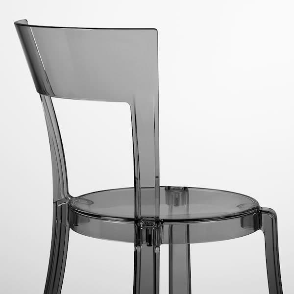 Ikea STEIN - Chair, transparent grey