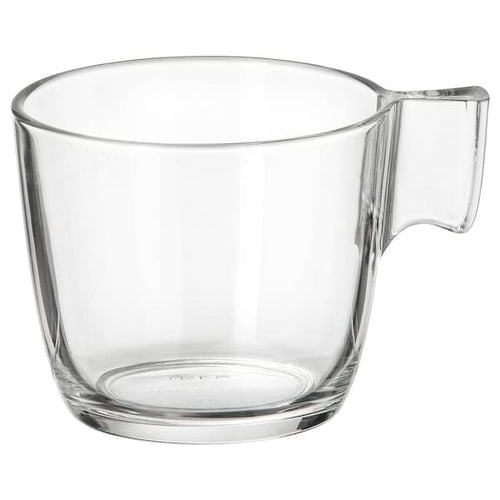 STELNA - Mug, clear glass, 23 cl