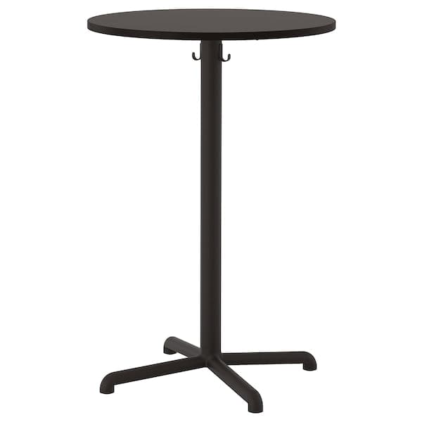 Ikea STENSELE - Bar table, anthracite/anthracite, 70 cm