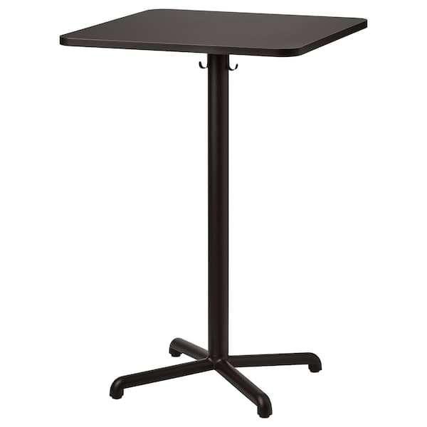 STENSELE - Bar table, anthracite/anthracite, 70x70 cm - best price from Maltashopper.com 99323925