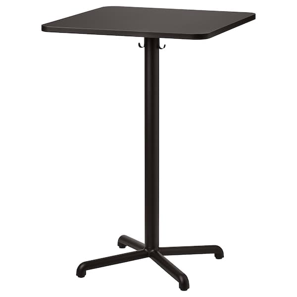 Ikea STENSELE - Bar table, anthracite/anthracite, 70x70 cm