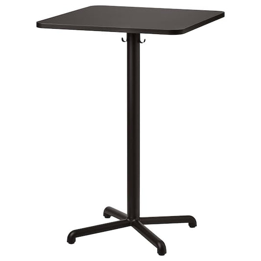 Ikea STENSELE - Bar table, anthracite/anthracite, 70x70 cm