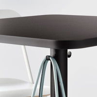 STENSELE - Bar table, anthracite/anthracite, 70x70 cm - best price from Maltashopper.com 99323925