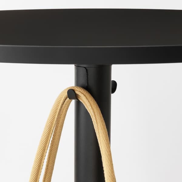 Ikea STENSELE - Bar table, anthracite/anthracite, 70 cm