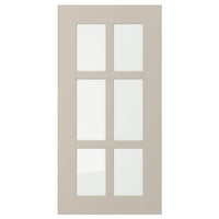 STENSUND - Glass door, beige, 30x60 cm - best price from Maltashopper.com 40453202