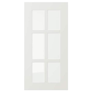 Ikea STENSUND - Glass door, white, 30x60 cm