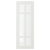 STENSUND - Glass door, white, 30x80 cm - best price from Maltashopper.com 50450585