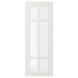 STENSUND glass door, white, 30x80 cm