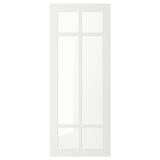 STENSUND glass door, white, 40x100 cm