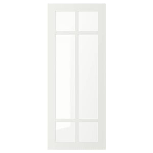 STENSUND - Glass door, white, 40x100 cm - best price from Maltashopper.com 30450586