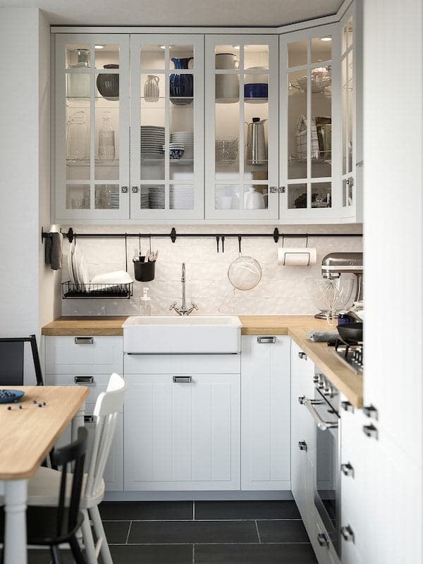 Ikea STENSUND - Glass door, white, 40x40 cm