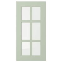 STENSUND - Glass door, light green, 30x60 cm - best price from Maltashopper.com 10524017