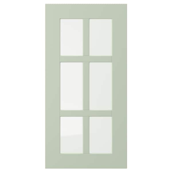 STENSUND - Glass door, light green, 30x60 cm - best price from Maltashopper.com 10524017
