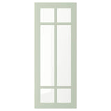 STENSUND glass door, light green, 40x100 cm