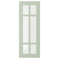 STENSUND - Glass door, light green, 30x80 cm - best price from Maltashopper.com 90524018