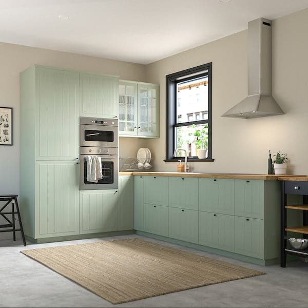 Ikea STENSUND - Glass door, light green, 30x60 cm