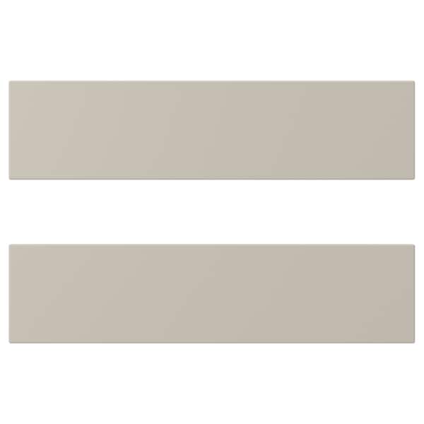 STENSUND - Drawer front, beige, 40x10 cm - best price from Maltashopper.com 90453191