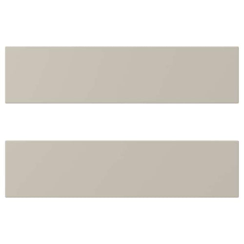 STENSUND - Drawer front, beige, 40x10 cm