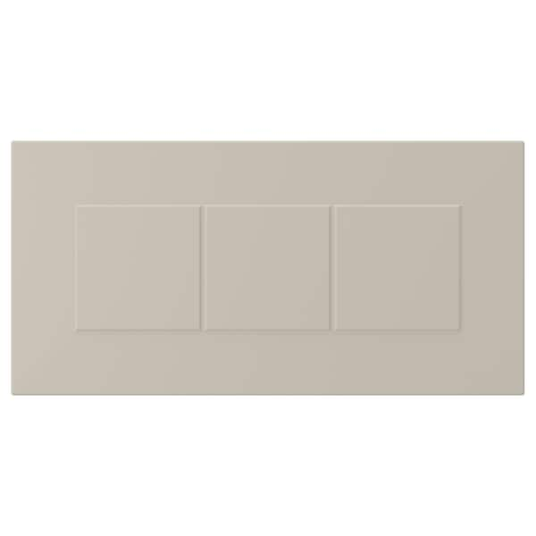 STENSUND - Drawer front, beige, 40x20 cm