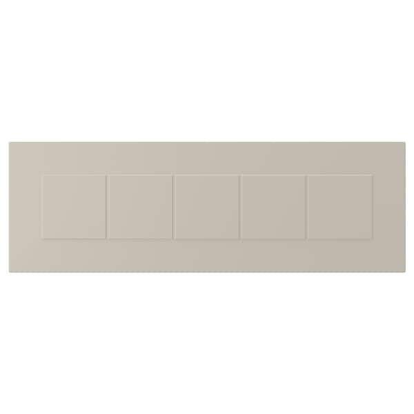 STENSUND - Drawer front, beige, 60x20 cm