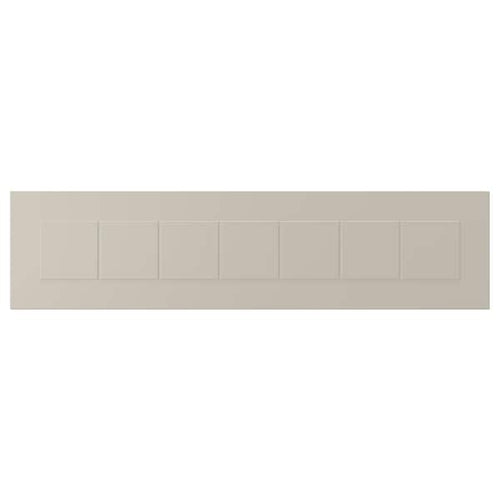 STENSUND - Drawer front, beige, 80x20 cm