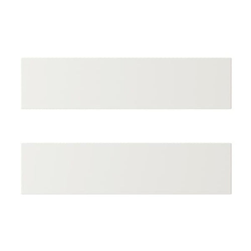 STENSUND - Drawer front, white, 40x10 cm