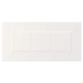 STENSUND drawer front, white, 40x20 cm