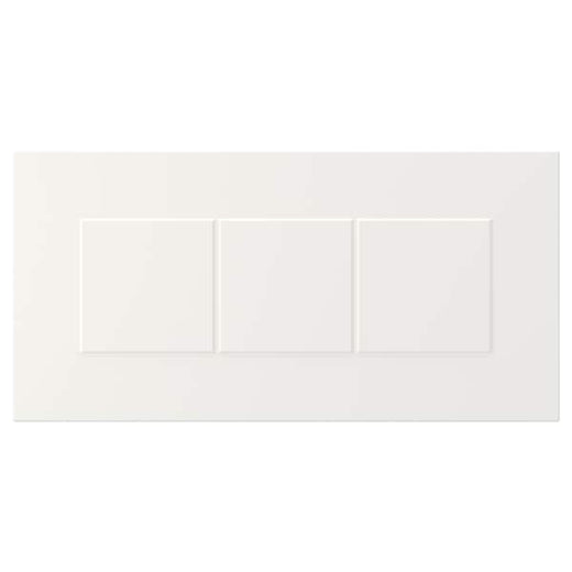 STENSUND drawer front, white, 40x20 cm