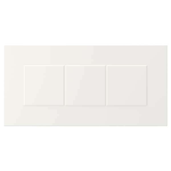 STENSUND - Drawer front, white, 40x20 cm