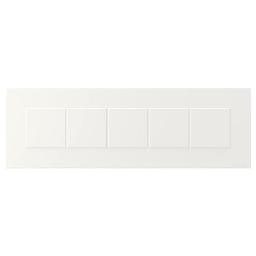 STENSUND - Drawer front, white, 60x20 cm