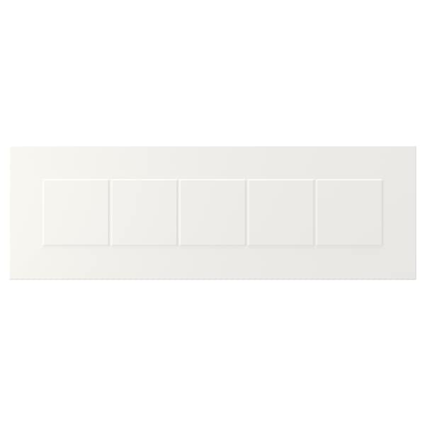 STENSUND - Drawer front, white, 60x20 cm