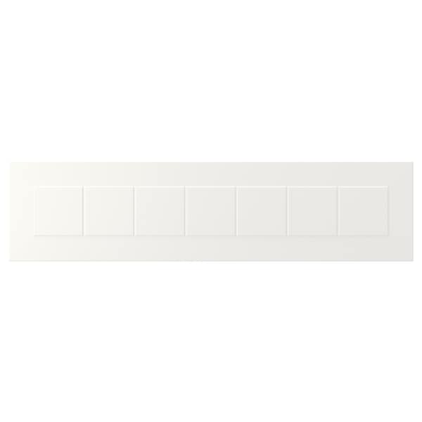 STENSUND - Drawer front, white, 80x20 cm - best price from Maltashopper.com 80450579