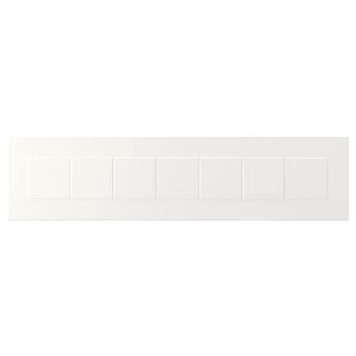 STENSUND - Drawer front, white, 80x20 cm
