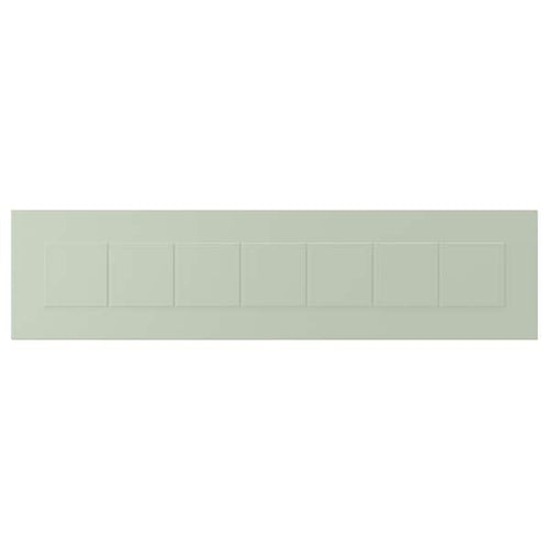 STENSUND - Drawer front, light green, 80x20 cm