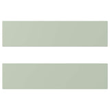 STENSUND drawer front, light green, 40x10 cm, 2 pack