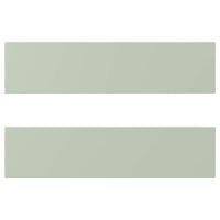 STENSUND drawer front, light green, 40x10 cm, 2 pack