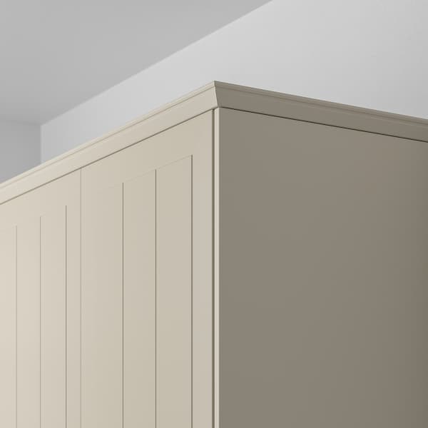 Ikea STENSUND - Contoured deco strip/moulding, beige, 221x3 cm