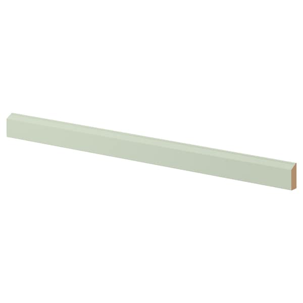 STENSUND - Contoured deco strip/moulding, light green, 221x3 cm