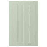 STENSUND 2-p door f corner base cabinet set, light green, 25x80 cm