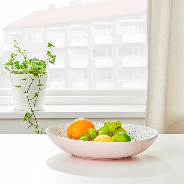 STENTICKA - Serving bowl, pink, 30 cm - best price from Maltashopper.com 60537183