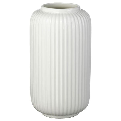 STILREN - Vase, white, 22 cm
