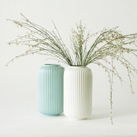 STILREN - Vase, white, 22 cm - best price from Maltashopper.com 10442045